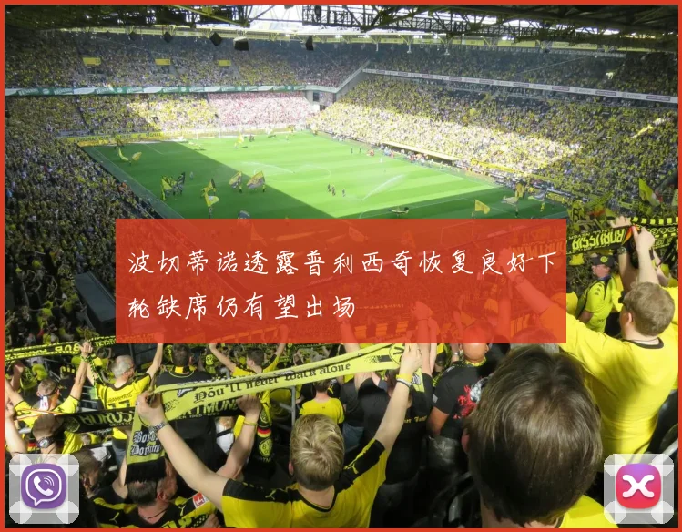 波切蒂诺透露普利西奇恢复良好下轮缺席仍有望出场